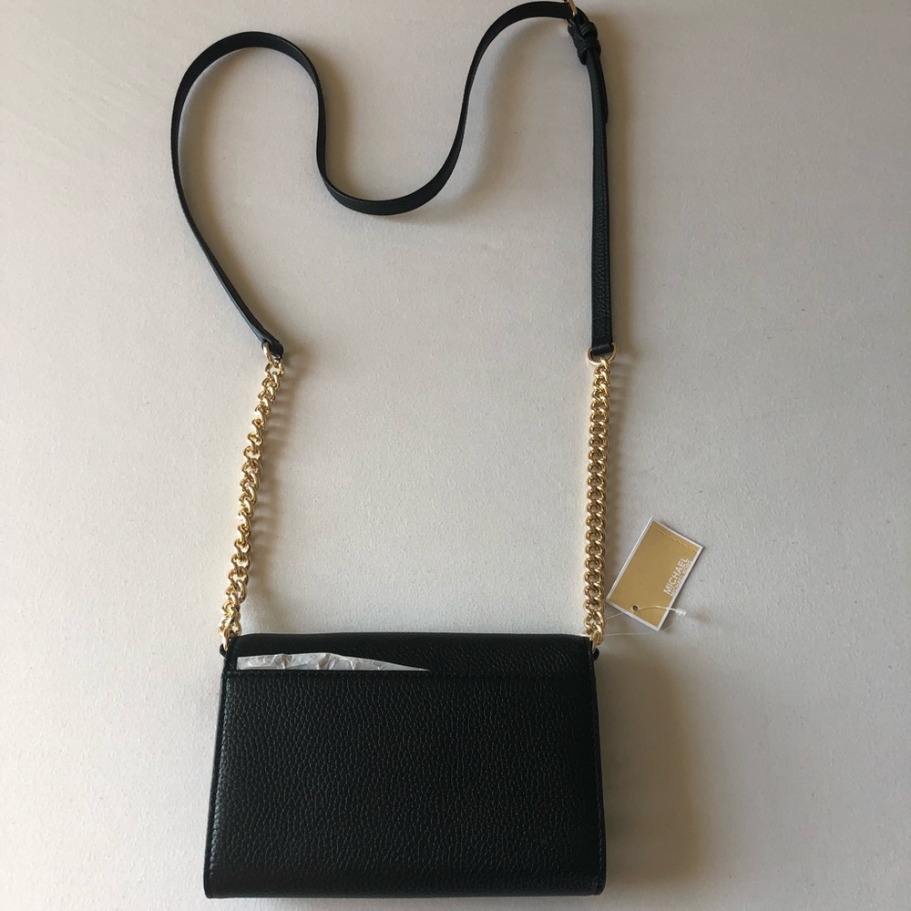 Michael Kors Black “Vanna” Lg Phone Crossbody - Picture 2 of 7